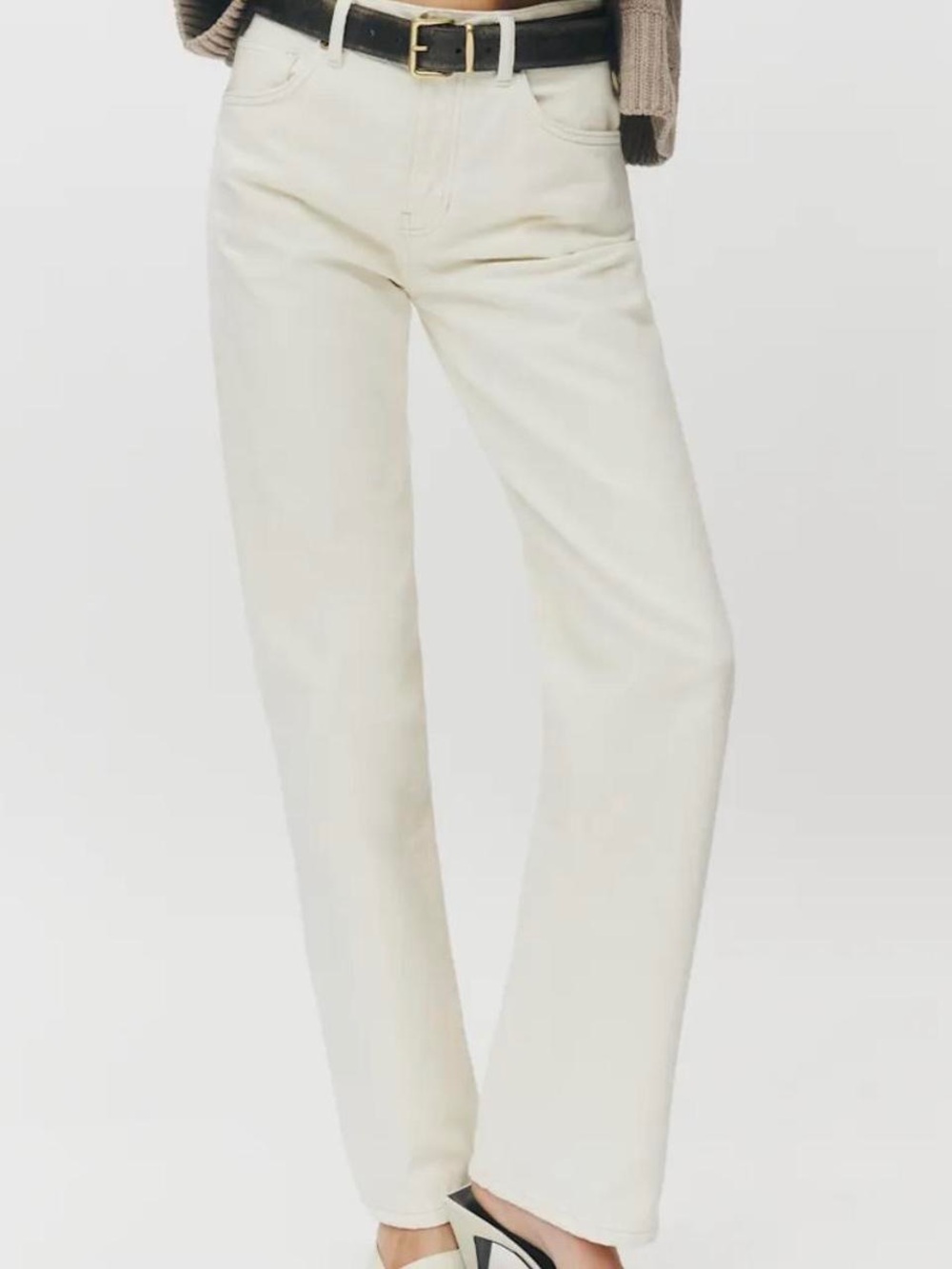 Reformation Val 90s Mid Rise Straight Jeans